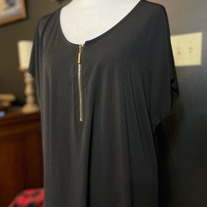 Womens black top size large